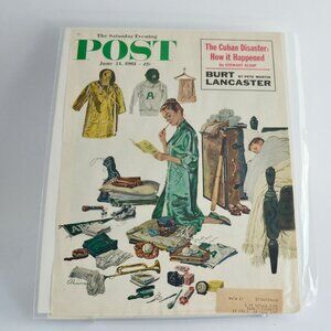 The Saturday Evening Post Magazine COVER June 24 1961